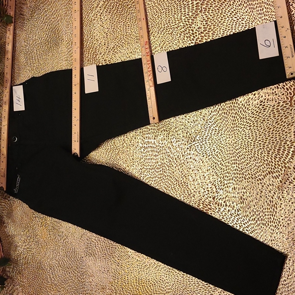 One 5 One Straight Leg Black Jeans - Picture 11 of 12
